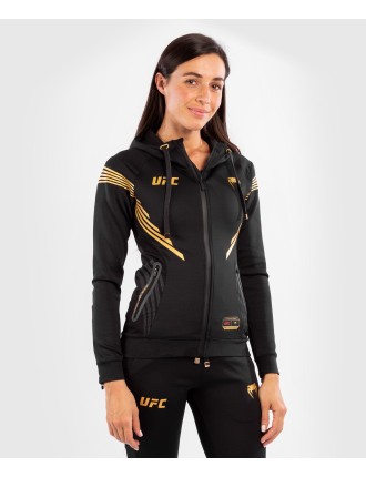 Top Choice UFC Venum Authentic Fight Night Women's Walkout Hoodie - Champion Immediate Availability