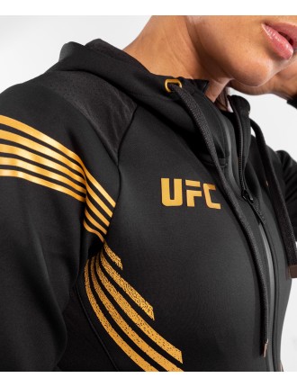 Top Choice UFC Venum Authentic Fight Night Women's Walkout Hoodie - Champion Immediate Availability