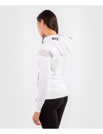 Top Choice UFC Venum Authentic Fight Night Women's Walkout Hoodie - White Just Launched