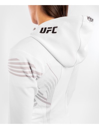 Top Choice UFC Venum Authentic Fight Night Women's Walkout Hoodie - White Just Launched