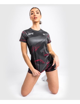 Top Choice UFC Venum Authentic Fight Week 2.0 Dry Tech T-Shirt - For Women - Black/Red New Release