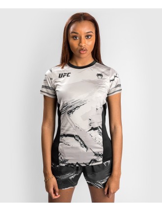 Top Choice UFC Venum Authentic Fight Week 2.0 Dry Tech T-Shirt - For Women - Sand/Black