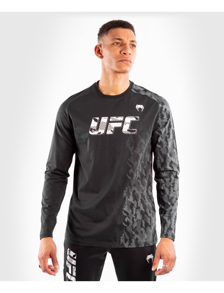 Top Choice UFC Venum Authentic Fight Week Men's Long Sleeve T-shirt - Black