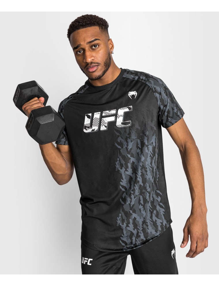 Top Choice UFC Venum Authentic Fight Week Men's Performance Short Sleeve T-shirt - Black