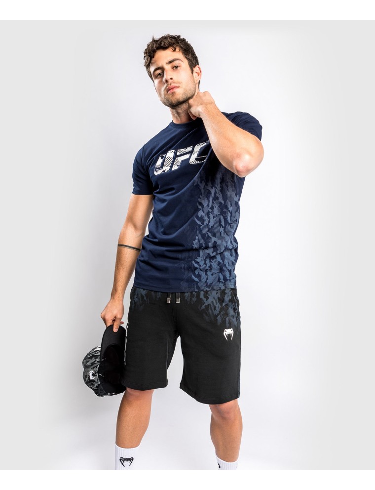 Top Choice UFC Venum Authentic Fight Week Men's Short Sleeve T-shirt - Navy Blue New Release