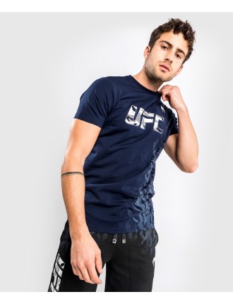 Top Choice UFC Venum Authentic Fight Week Men's Short Sleeve T-shirt - Navy Blue New Release