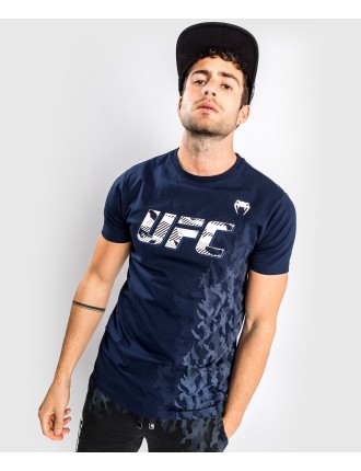 Top Choice UFC Venum Authentic Fight Week Men's Short Sleeve T-shirt - Navy Blue New Release