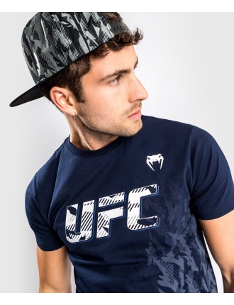 Top Choice UFC Venum Authentic Fight Week Men's Short Sleeve T-shirt - Navy Blue New Release