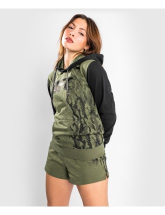 Top Choice UFC Venum Authentic Fight Week Women's Pullover Hoodie - Khaki New Release