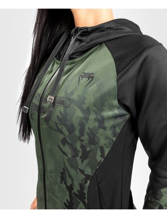 Top Choice UFC Venum Authentic Fight Week Women's Zip Hoodie - Khaki Ready for Shipment