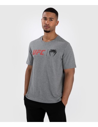 Top Choice UFC Venum Classic T-Shirt - Grey/Red Fresh Release