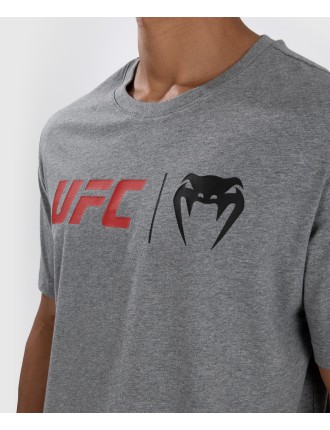 Top Choice UFC Venum Classic T-Shirt - Grey/Red Fresh Release