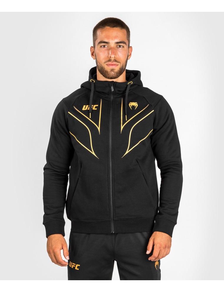 Top Choice UFC Venum Fight Night 2.0 Replica Men's Full Zip Hoodie - Champion New Collection