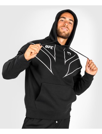 Top Choice UFC Venum Fight Night 2.0 Replica Men's Hoodie - Black New Stock