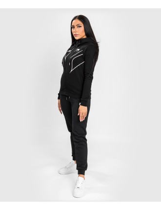 Top Choice UFC Venum Fight Night 2.0 Replica Women's Full Zip Hoodie - Black