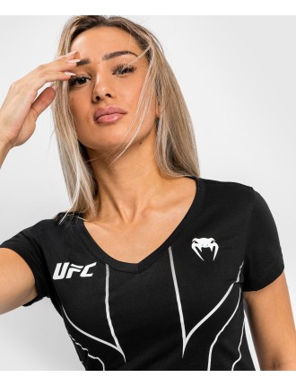 Top Choice UFC Venum Fight Night 2.0 Replica Women's T-shirt - Black Limited Stock