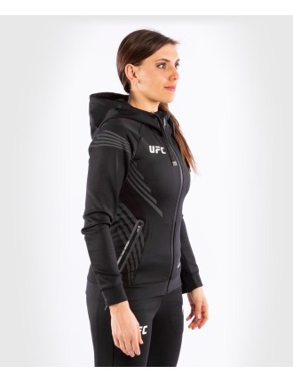 Top Choice UFC Venum Fighters Authentic Fight Night Women's Walkout Hoodie - Black Hot New Item