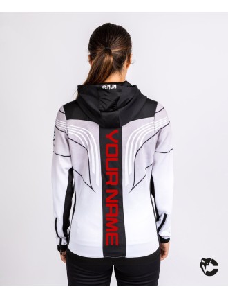 Top Choice UFC Venum Personalized Authentic Fight Night 2.0 Women's Walkout Hoodie - White New Release