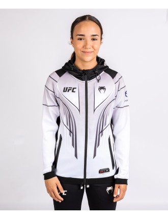 Top Choice UFC Venum Personalized Authentic Fight Night 2.0 Women's Walkout Hoodie - White New Release