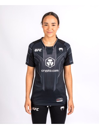 Top Choice UFC Venum Personalized Authentic Fight Night 2.0 Women's Walkout Jersey - Black Ready for Shipment