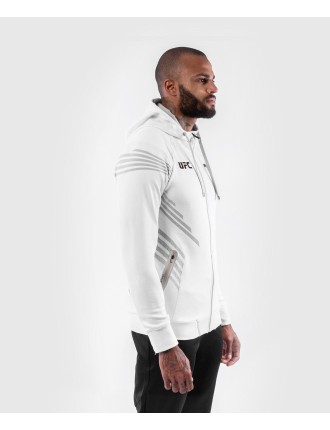 Top Choice UFC Venum Personalized Authentic Fight Night Men's Walkout Hoodie - White Hot New Item