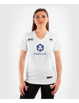 Top Choice UFC Venum Personalized Authentic Fight Night Women's Walkout Jersey - White Immediate Availability