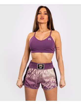 Top Choice Venum x Kaz Muay Thai Shorts - Dusky Orchid Immediate Availability