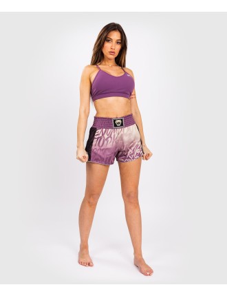 Top Choice Venum x Kaz Muay Thai Shorts - Dusky Orchid Immediate Availability