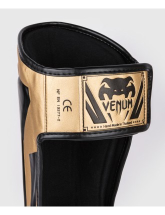 Top Choice Venum Elite Standup Shin guards - Gold/Black Hot New Item