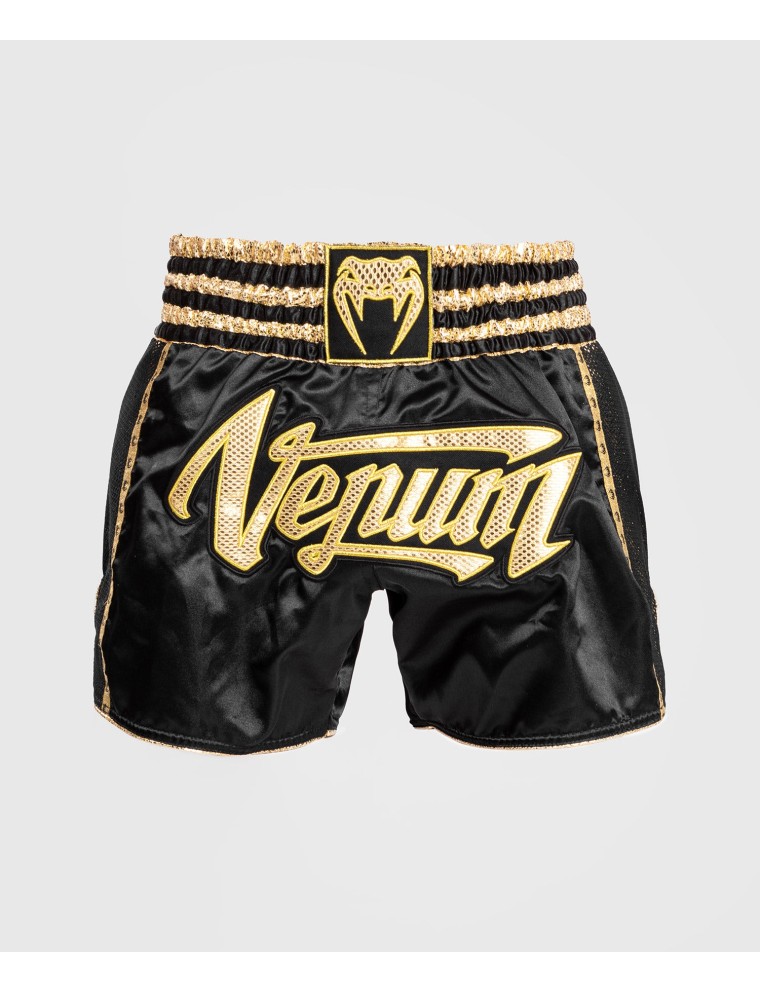 Top Choice Venum Absolute 2.0 Muay Thai Shorts - Black/Gold New Release