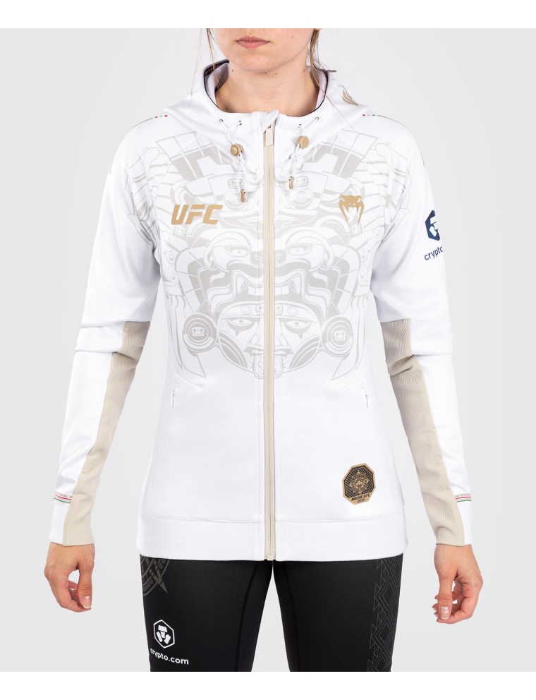 Top Choice Noche UFC By Venum Authentic Fight Night Women Walkout Hoodie - White Limited Stock