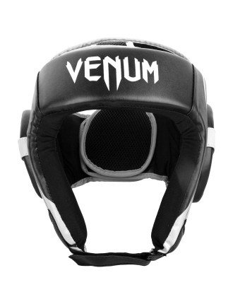 Top Choice Venum Challenger Open Face Headgear - Black