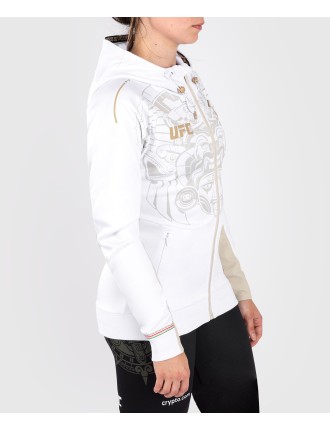 Top Choice Noche UFC By Venum Authentic Fight Night Women Walkout Hoodie - White Limited Stock