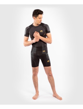 Top Choice Venum Athletics Vale Tudo Shorts- Black/Gold Available Now