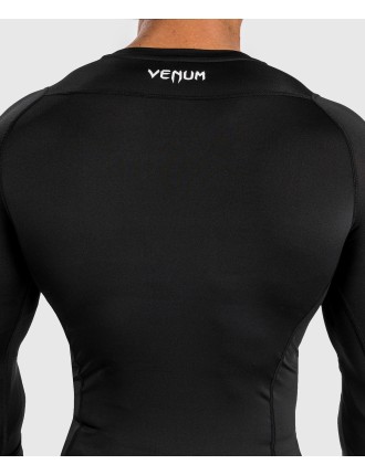 Top Choice Venum Attack Men's Long Sleeve Rashguard - Black/Grey