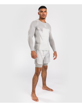 Top Choice Venum Attack Men's Long Sleeve Rashguard - Sand Fresh Release