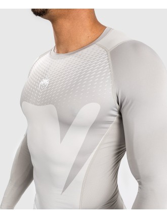 Top Choice Venum Attack Men's Long Sleeve Rashguard - Sand Fresh Release