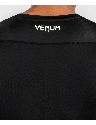 Top Choice Venum Attack Men's Short Sleeve Rashguard - Black/Grey Limited Stock