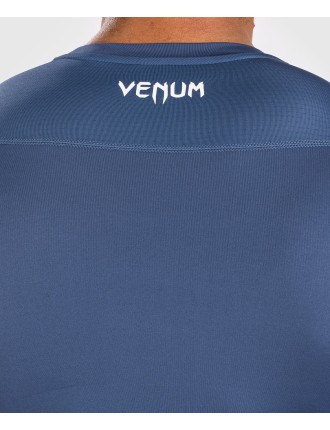 Top Choice Venum Attack Men's Short Sleeve Rashguard - Navy Blue Immediate Availability