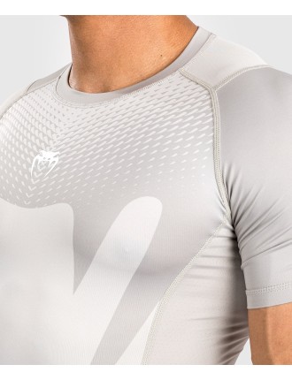 Top Choice Venum Attack Men's Short Sleeve Rashguard - Sand Just Launched