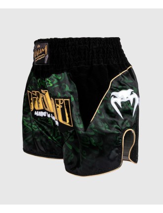 Top Choice Venum Attack Muay Tha? Short - Black/Green New Release