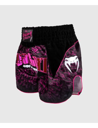 Top Choice Venum Attack Muay Tha? Short - Black/Pink Latest Edition