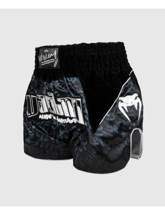 Top Choice Venum Attack Muay Tha? Short - Black/Silver On Hand Now