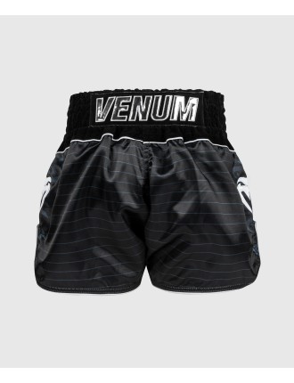 Top Choice Venum Attack Muay Tha? Short - Black/Silver On Hand Now