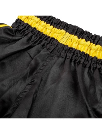 Top Choice Venum Bangkok Inferno Kids Muay Thai Shorts - Black/Yellow In Stock