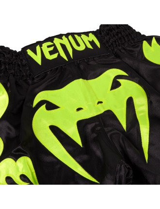 Top Choice Venum Bangkok Inferno Muay Thai Shorts - Black/Neo Yellow New Release