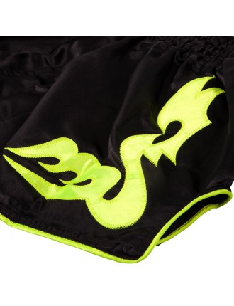 Top Choice Venum Bangkok Inferno Muay Thai Shorts - Black/Neo Yellow New Release