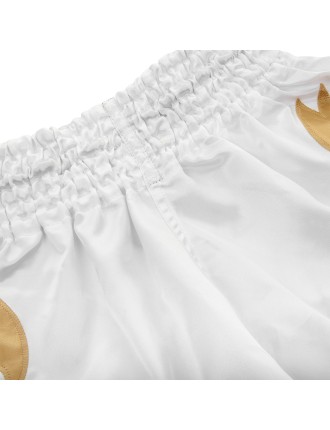 Top Choice Venum Bangkok Inferno Muay Thai Shorts - White/Gold Hot New Item