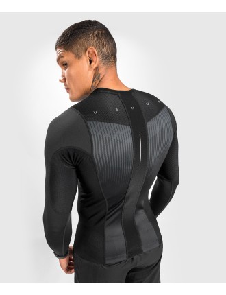 Top Choice Venum Biomecha Rashguard Long Sleeves - Black/Grey Fresh Release