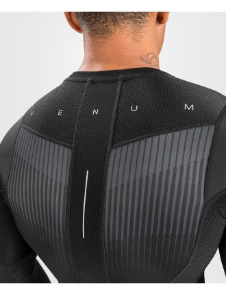 Top Choice Venum Biomecha Rashguard Long Sleeves - Black/Grey Fresh Release